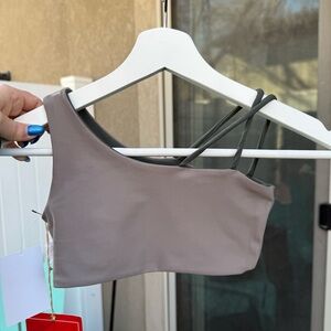 Chic Kids Dance Costume Top in Taupe